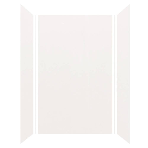 Transolid Expressions 32-in x 60-in x 96-in Glue to Wall Tub/Shower Wall Kit in White