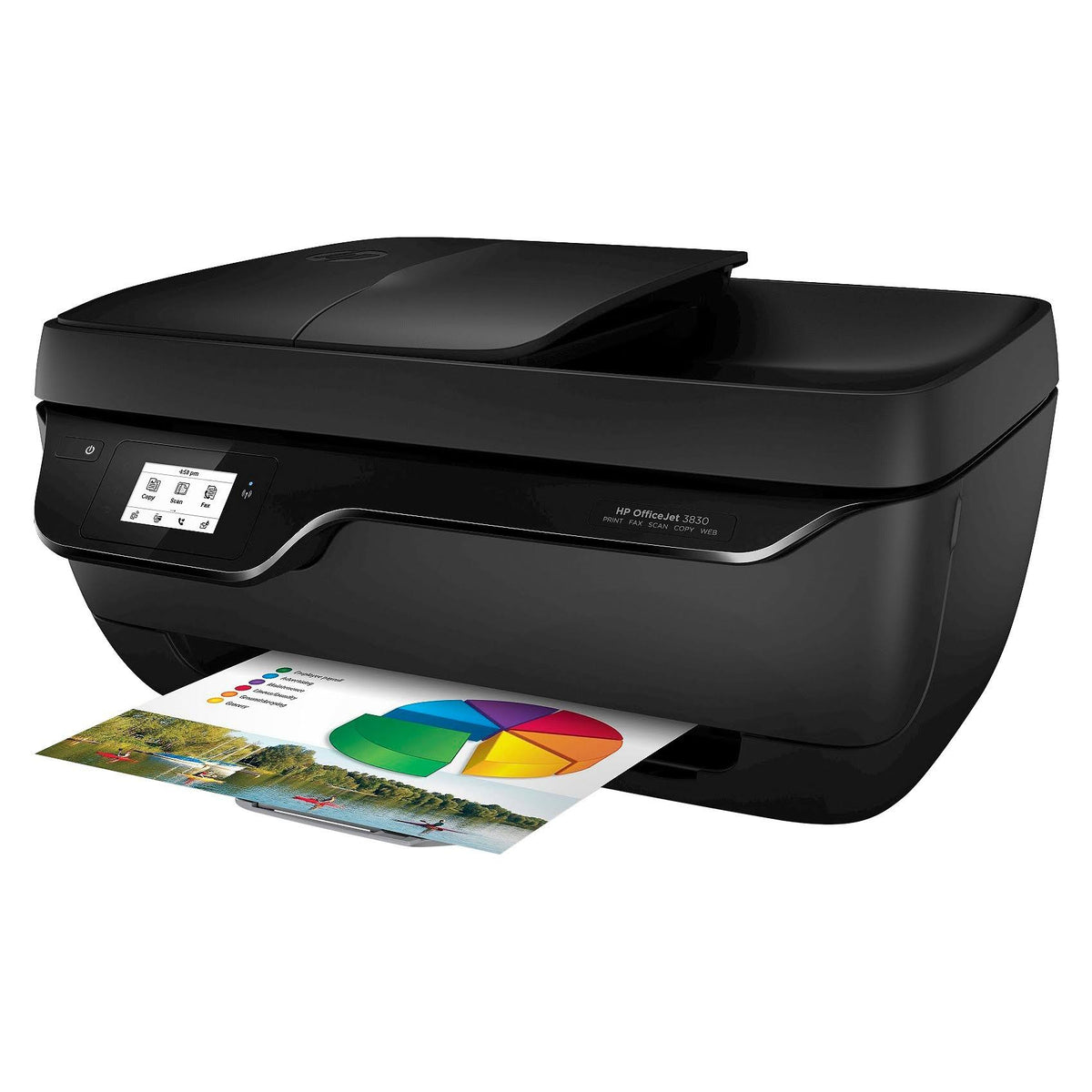 HP – OfficeJet 3830 Wireless All-In-One Instant Ink Ready Printer – Black